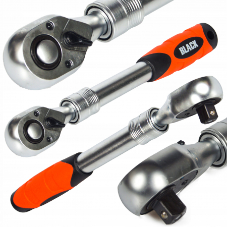 Chei si truse chei - Cheie cu clichet telesopica   1/2'' Cr-V 300-440 Mm
