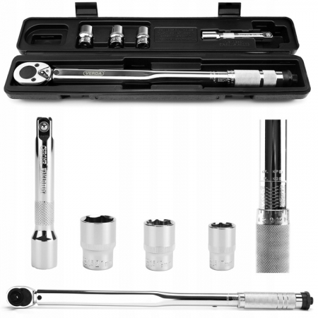 Cheie dinamometrica pentru roti de 1/2" certificat de calibrare 28-210 Nm in cutie  SN1737 [3]