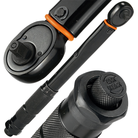 CHEIE DINAMOMETRICA universala 1/4",  5-25Nm, cu inel de setare a cuplului si sistem de blocare, material otel Cr-V [2]