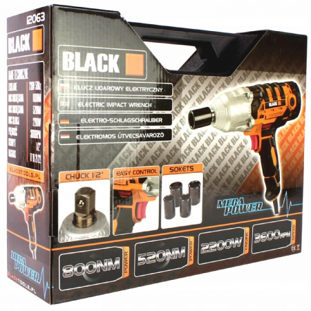 Cheie electrica de impact  800Nm 1/2 2200W [4]