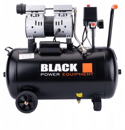 Compresoare si accesorii compresoare - Compresor Black fără ulei, rezervor 50L, 2 pistoane, capacitate 180l/min