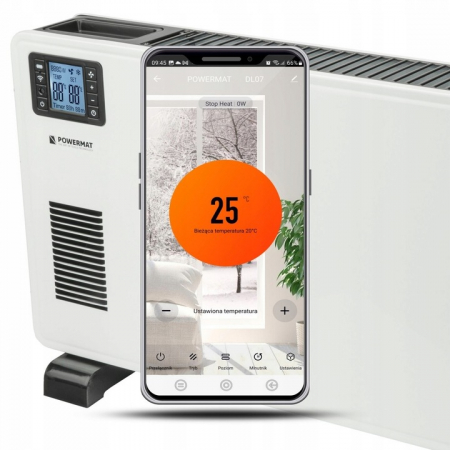 Tunuri de caldura si aeroteme - Convector calorifer electric smart 1000-2300W cu wifi telecomanda