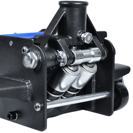 Cric hidraulic 2 pistoane 3TONE, profil redus, 75-505MM, 37kg, cu prelungire petru SUV, masini joase [2]