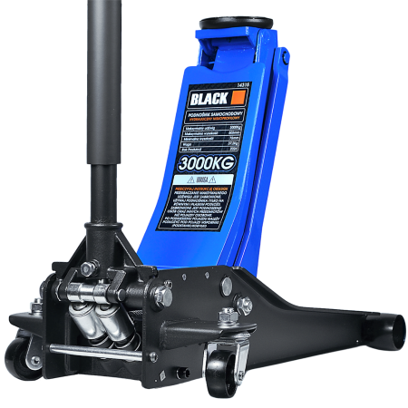 Cric Auto - Cric hidraulic 2 pistoane 3TONE, profil redus, 75-505MM, 37kg, cu prelungire petru SUV, masini joase