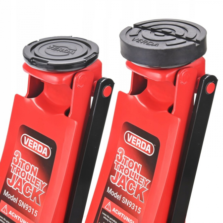 Cric hidraulic 3T cu profil redus cu doua pistoane de la 73 la 500 mm inaltime ridicare rapida SN9315 [3]