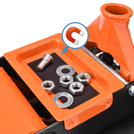 Cric hidraulic 3Tone profil redus cu 2 pistoane Verda SN8013 –  ridicare sigură pentru mașini cu suspensie joasa si alte autovehicule [8]