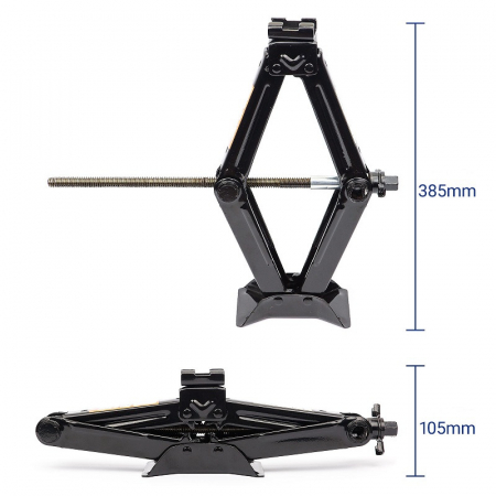 Cric trapezoidal 1,5t cu capac și cheie telescopică SN3555 [1]