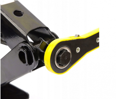 Cric trapezoidal 2T 105-410mm cu clichet si o cheie telescopica pentru roti SN4549 [4]