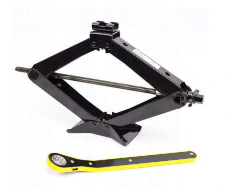 Cric trapezoidal 2T 105-410mm cu clichet si o cheie telescopica pentru roti SN4549 [2]