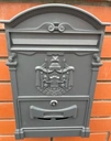 Cutie postala culoare antracit  din otel si aluminiu Stil retro european SN3663-5 [4]