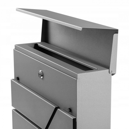 Cutie postala mare pentru scrisori si revista culoare aluminiu argintiu SN3642-4 [6]
