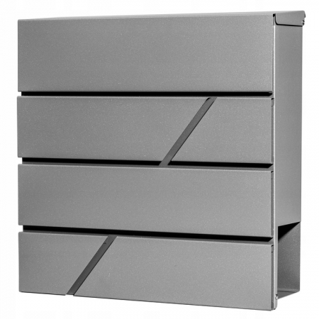 Cutie postala mare pentru scrisori si revista culoare aluminiu argintiu SN3642-4 [11]