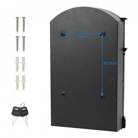 Cutie postala scrisori Negru SN3663-2 [7]
