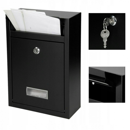 Cutie postala scrisori  Negru SN3664-2 [2]