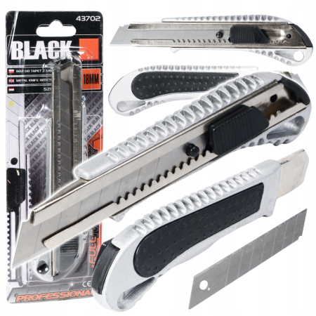 Cutter cutit pentru taierea tapetului, cartonului, benzii adezive, cablurilor, covoarelor  Corp din aluminiu [2]