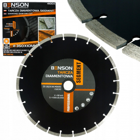 Disc diamantat Benson  350x25,4 mm [3]