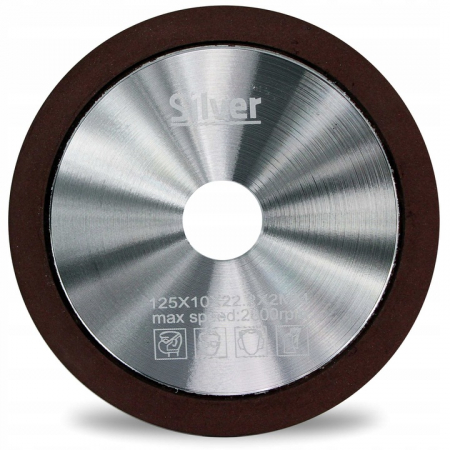 Disc diamantat pentru ascutit fierastraie lanturi cu vidia 125 x 6 x 22 TCT