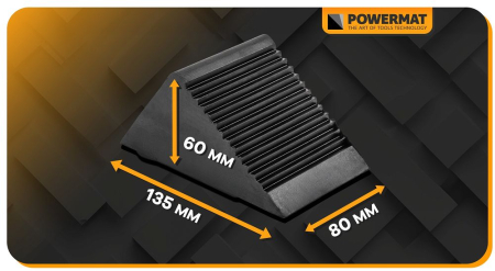 Set 2 Cale de Cauciuc Antiderapante pentru Roti Auto | Blocator Roată Universal [8]
