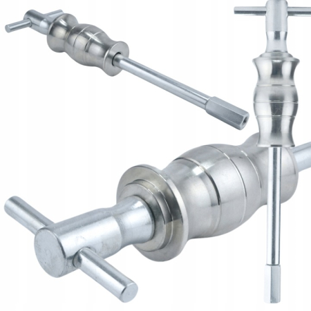 Extractor Universal de Rulmenti cu Ciocan Culisant - Set 16 Piese, Adaptoare 6-56mm, in Geanta de Transport [4]