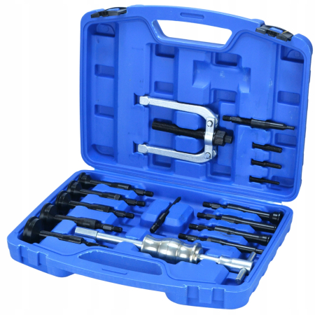 Extractor Universal de Rulmenti cu Ciocan Culisant - Set 16 Piese, Adaptoare 6-56mm, in Geanta de Transport [5]