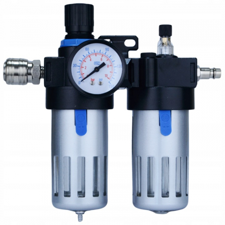 Compresoare si accesorii compresoare - Filtru aer separator decantor, cu suport prindere, conexiune rapida