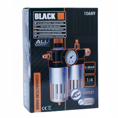 Filtru aer separator decantor, cu suport prindere, conexiune rapida [3]