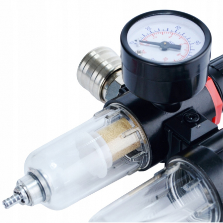 Compresoare si accesorii compresoare - Filtru ulei  40 microni reductor aer 0,5-9 bar pentru compresor cu conectori rapizi