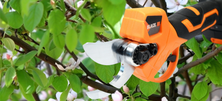 Scule si Unelte - Foarfeca electrica taiat crengi cu doua baterii 21V si incarcator 100W