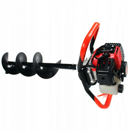 Casa si Gradina - Foreza de pamant Sfreder Motoburghiu cu 3 burghie incluse 100 mm, 150 mm, 200 mm  6.3Cp  o extensie de 500 mm