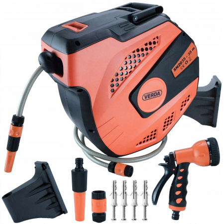 Furtun de gradina 35m cu TAMBUR + 2 capete SN2035 [2]