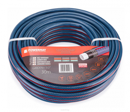 Furtun de grădină cu 4 straturi 1/2 inch - 30m  anti-UV