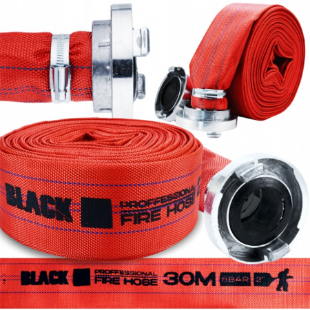 Furtun de incendiu pentru fosa septica irigatie 2" 52MM 30M cu conectoare rapide pentru pompa de apa [4]