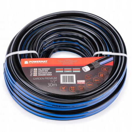 Furtun gradina 1/2''  anti UV  lungime  30 m presiune de lucru  8 bar la 20°C  4 straturi [4]