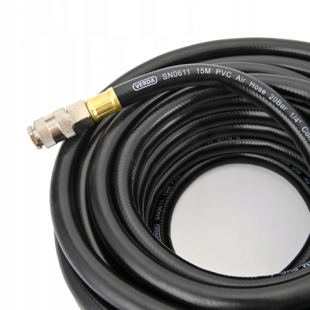 Furtun pneumatic de cauciuc cu insetie 10X17MM,  15metri pentru aer comprimat SN6011 [4]
