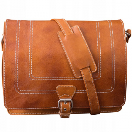 Geanta de umar, geanta messenger din piele de capra de cea mai buna calitate, PIELE NATURALA [0]