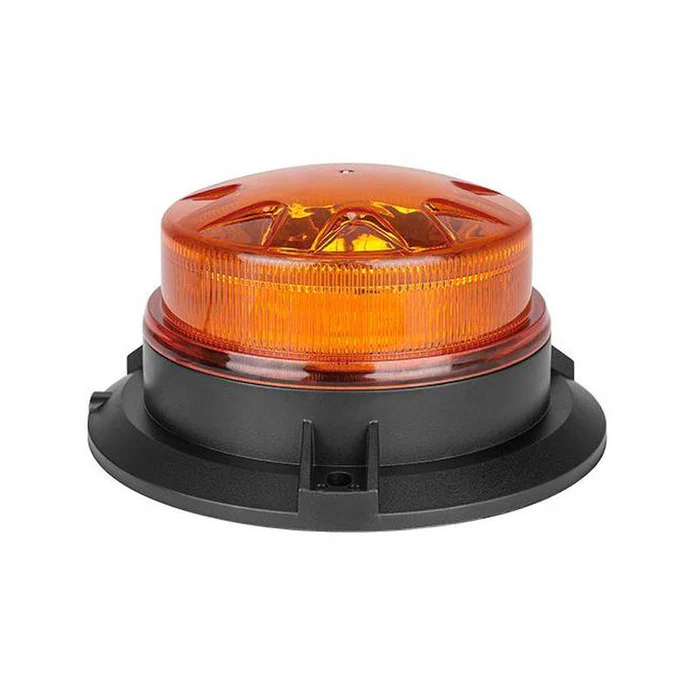 Girofar LED Galben cu Profil Jos (Slim) – Fixare Duală: Magnet și Șuruburi (12V-24V) [2]