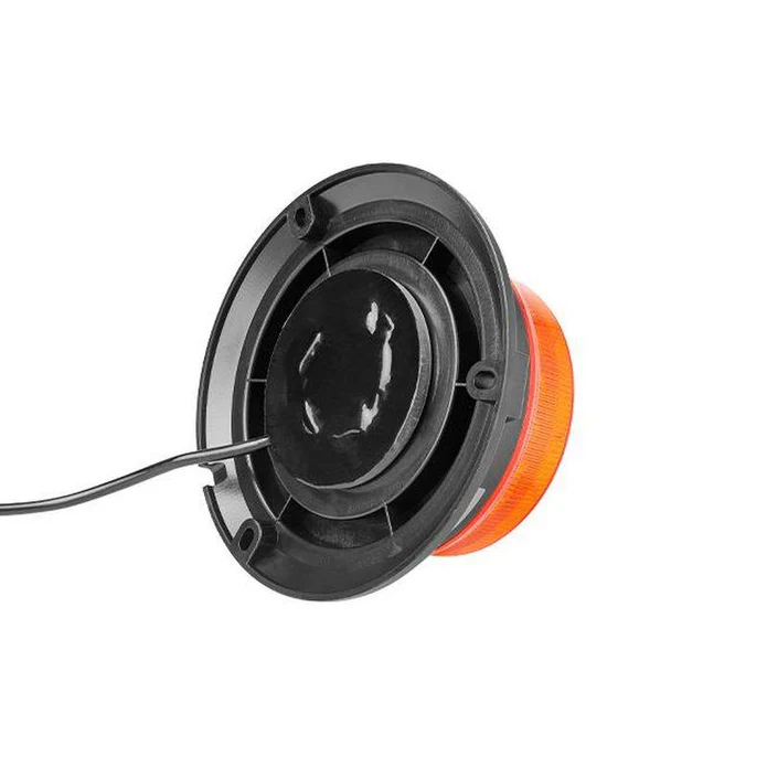 Girofar LED Galben cu Profil Jos (Slim) – Fixare Duală: Magnet și Șuruburi (12V-24V) [1]