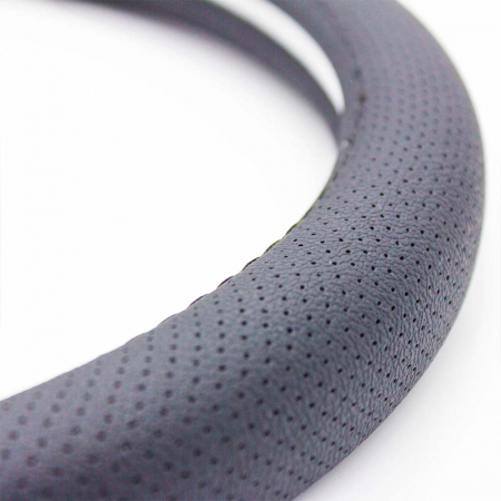 Husa Volan - Husa volan din piele ecologica perforata  diametru 38 cm