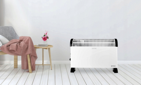 Incalzitor electric convector 2000W alb 52x34cm [7]
