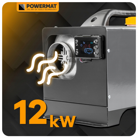 Scule si Unelte - Incalzitor generator de caldura pe motorina 12KW alimentare 12V