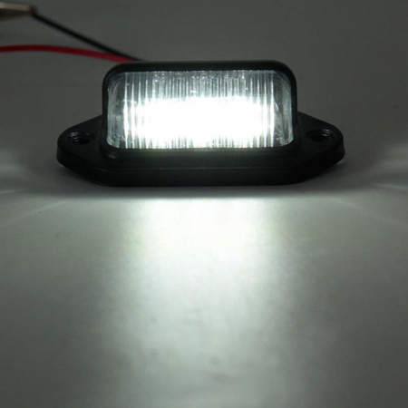 Set de 2 lampi  6 LED universale pentru numărul de înmatriculare  al camionului, remorcii sau platformei [2]