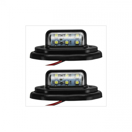 Set de 2 lampi  6 LED universale pentru numărul de înmatriculare  al camionului, remorcii sau platformei [5]