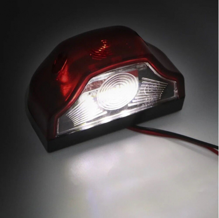 Electrice Auto - Lampa numar rosie cu led