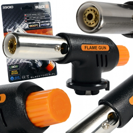 Timp Liber - Arzător portabil cu aprindere piezoelectrică BlackTools