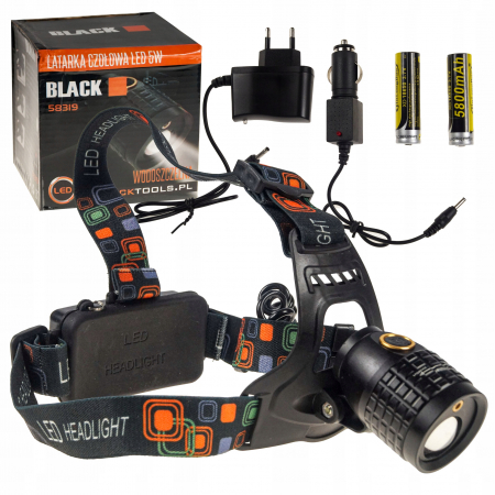 Lanterna de pescuit  Black   led baterii 6800mAh 8500 lumeni [5]