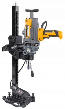 Masina de carotat cu racire apa/ 2600W, cu suport burghiu, diametru gaurire 195mm [3]