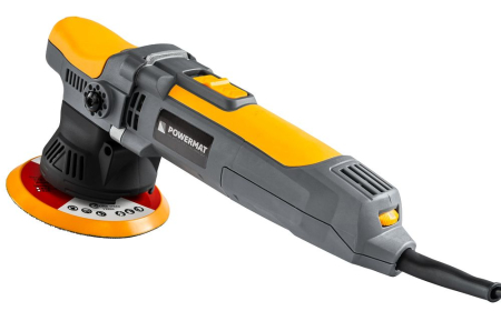 Masina de Lustruit Auto Dual Action (Orbitala) Powermat , 750W, Cursa 9mm, Viteza Variabila, Kit cu Discuri 125mm si 75mm [6]