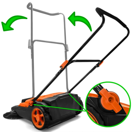 Matura Manuala Colector de Frunze si Resturi Verda SN1301Z, 65 cm, Recipient 20L [7]