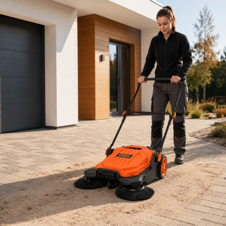 Aspiratoare - Matura Manuala Colector de Frunze si Resturi Verda SN1301Z, 65 cm, Recipient 20L