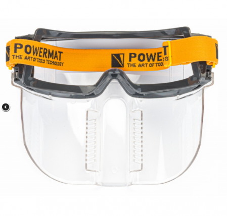 Ochelari masca de protectie din policarbonat cadru moale ventilat EN166 dimensiune reglabila [0]